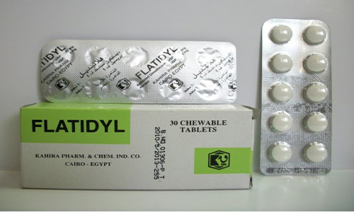 فلاتيديل أقراص لعلاج سوء الهضم والإنتفاخ Flatidyl Tablets