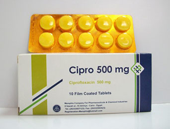 سيبرو أقراص مضاد حيوي واسع المجال Cipro Tablets