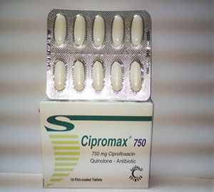 Cipromax Tablets 750 mg