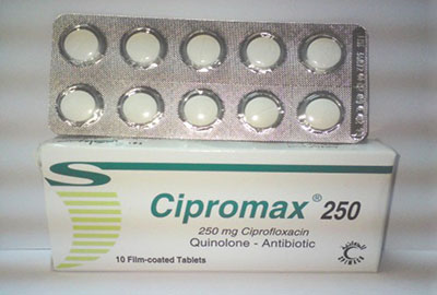 سيبروماكس أقراص مضاد حيوي واسع المجال Cipromax Tablets