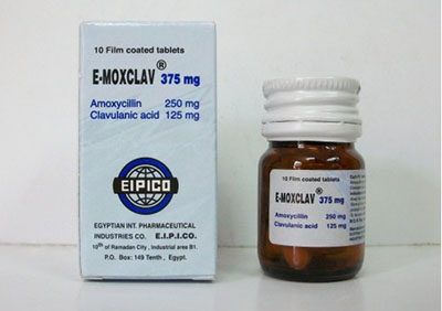 ايموكسكلاف أقراص شراب مضاد حيوي واسع المجال E-Moxclav Tablets