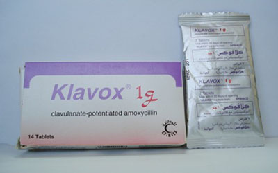 كلافوكس أقراص شراب مضاد حيوي واسع المجال Klavox