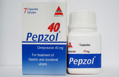 بيبزول كبسولات لعلاج الحموضة وقرحة المعدة Pepzol Capsules