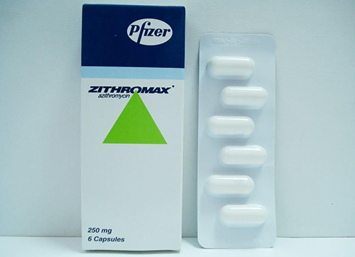 زيثروماكس كبسولات ZITHROMAX 250MG 6 CAPS