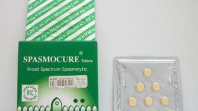 سبازموكيور أقراص للعلاج الألام الناتجة عن تقلص العضلات الرخوة SpasmoCure Tablets