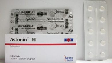 أستونين – هـ أقراص لعلاج ضغط الدم المنخفض Astonin - H Tablets