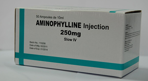 أمينوفيلين حقن لعلاج الربو وموسع للشعب الهوائية Aminophylline Injection