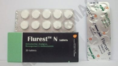 فلورست إن أقراص لعلاج البرد الأنفلونزا Flurest N Tablets