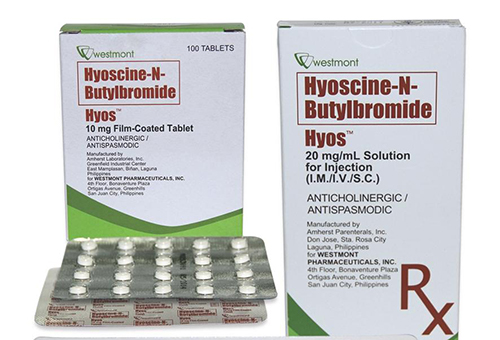 هيوسين بيوتيل بروميد أقراص لعلاج المغص وتقلصات المعدة Hyoscine Butylbromide