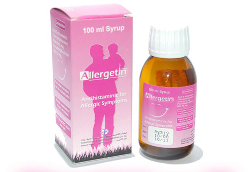 أليرجيتين شراب لعلاج الجيوب الانفية وحمى القش Allergetin Syrup