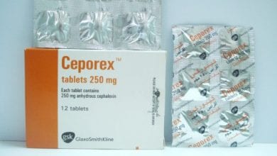 كيبوريكس أقراص شراب مضاد حيوى واسع المجال Ceporex Tablets