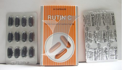 روتين سى كبسولات لعلاج ضعف الشعيرات الدموية Rutin C Capsules