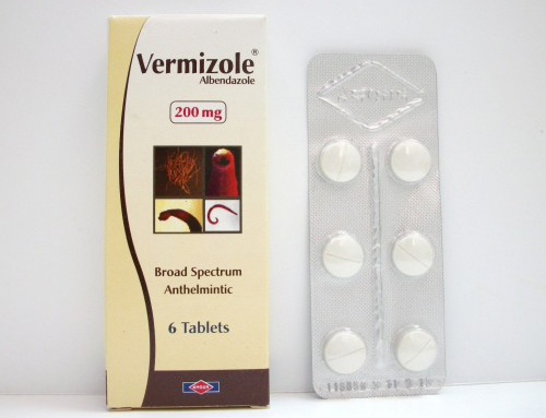 فيرميزول أقراص شراب قاتل للديدان واسع المجال Vermizole Tablets