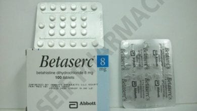 بيتاسيرك أقراص لعلاج الدوخة والدوار واضطرابات الدورة الدموية Betaserc Tablets