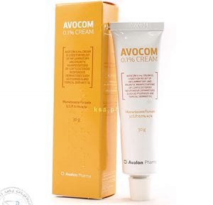 أفوكوم كريم اعلاج الالتهابات الجلدية والحكة Avocom Cream