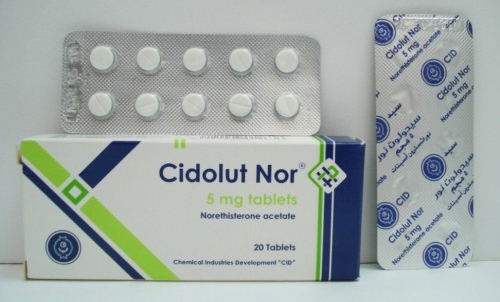 سيدولوت نور أقراص لعلاج تأخير الدورة الشهرية Cidolut Nor Tablets