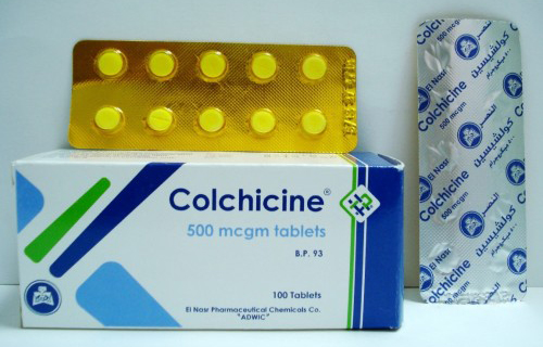 كولشيسين أقراص لعلاج نوبات النقرس الحادة Colchicine Tablets