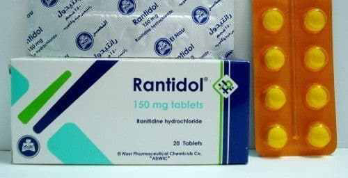 رانتيدول أقراص لعلاج قرحة المعدة والاثنى عشر Rantidol Tablets