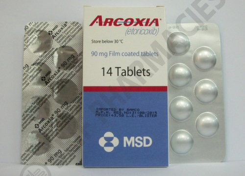 دواء اركوكسيا ARCOXIA 90 MG 14 TABS
