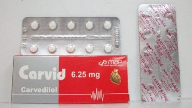 كارفيد أقراص لعلاج ارتفاع ضغط الدم Carvid Tablets