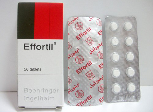 إيفورتيل أقراص نقط لتقوية الدوره الدموية Effortil Tablets