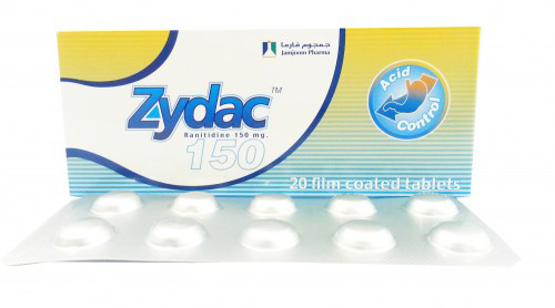 زيداك أقراص لعلاج قرحة المعدة والاثنى عشر Zydac Tablets