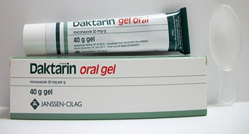 دكتارين جل مضاد حيوى لعلاج فطريات الفم واللسان Daktarin Oral Gel