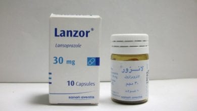 لانزور كبسولات لعلاج قرحة المعدة وارتجاع المرئ Lanzor Capsules