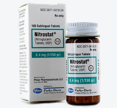 نيتروستات أقراص لعلاج الذبحة الصدرية Nitrostat Tablets