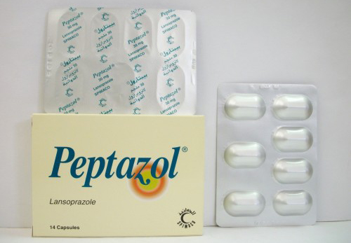 بيبتازول كبسولات لعلاج ارتجاع المرئ والتهاب الأثنى عشر Peptazol Capsules