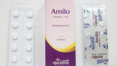 أميلو أقراص لعلاج الذبحة الصدرية وضغط الدم المرتفع Amilo Tablets