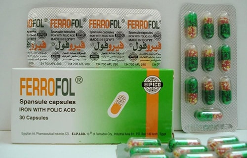 فيروفول كبسولات لعلاج أنيميا نقص الحديد وفقر الدم Ferrofol Capsules الأجزخانة