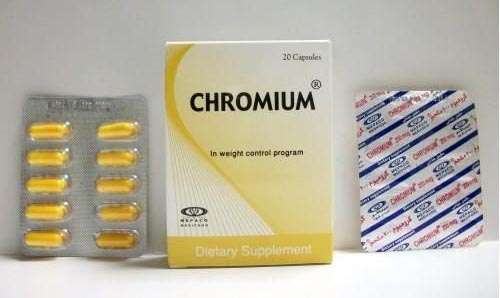 كروميوم كبسولات مكمل غذائي لتقوية النشاط البدنى Chromium Capsules