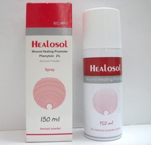 هيلوسول سبراى لعلاج الجروح والتقرحات الجلدية Healosol Spray