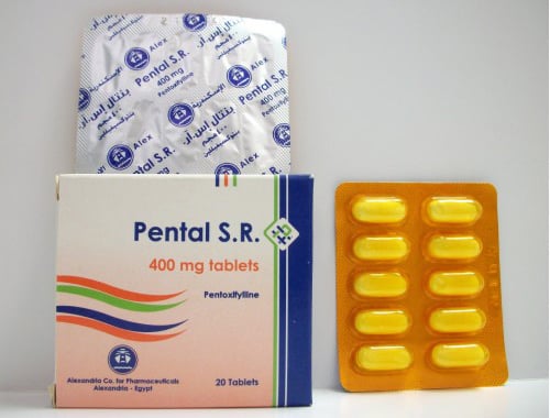 بنتال أقراص لعلاج إضطرابات الدورة الدموية Pental Tablets