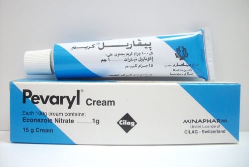 بيفاريل كريم مضاد للفطريات واسع المجال Pevaryl Cream