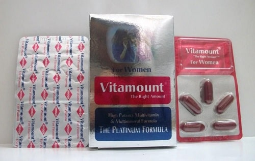 فيتاماونت كبسولات لعلاج نقص المعادن ومقوي عام Vitamount Capsules