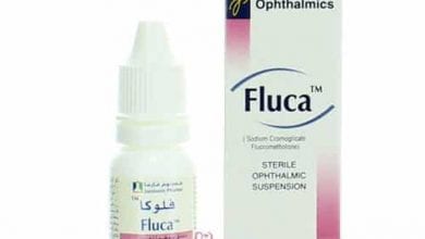 فلوكا قطرة لعلاج إلتهابات القرنية والجفن Fluca Eye Drops