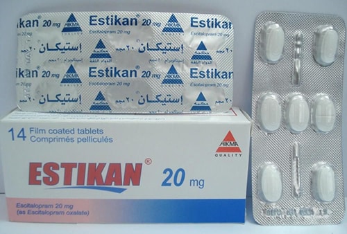 إستيكان أقراص مضاد للاكتئاب ولعلاج حالات القلق والتوتر Estikan Tablets