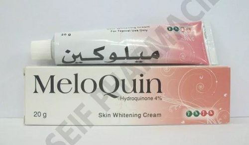 ميلوكين كريم للتفتيح والمناطقة الحساسة Meloquin Cream