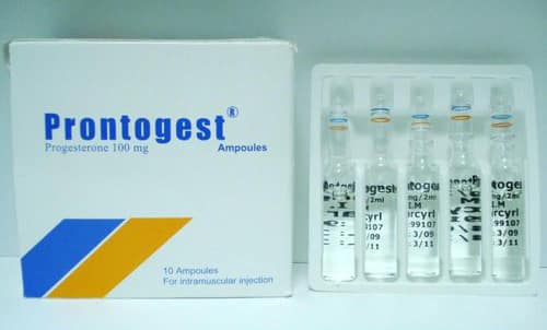 برونتو جيست أمبولات حق لعلاج حالات الاجهاض المتكرر Prontogest Ampoules