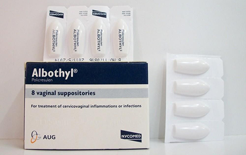 ألبوتيل تحاميل مهبلية مطهر لعلاج الالتهابات المهبلية Albothyl Suppositories