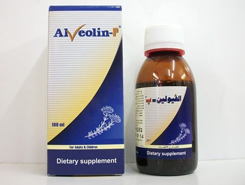 الفيولين ب شراب مذيب للبلغم ومهدئ للسعال Alveolin p Syrup