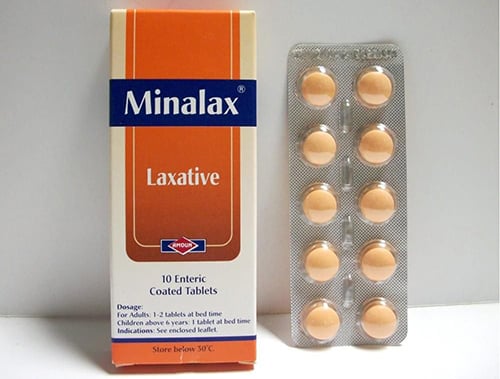 مينا لاكس أقراص لعلاج الأمساك المزمن Minalax Tablets الأجزخانة