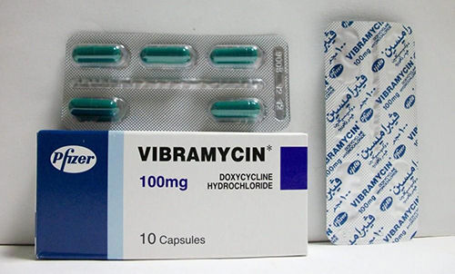 فيبراميسين كبسولات مضاد حيوى واسع المجال Vibramycin Capsules