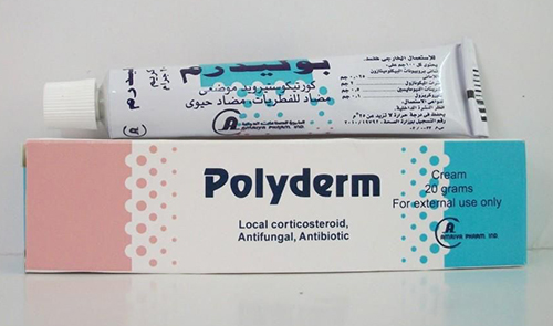 بوليدرمكريملعلاج التهابات وحساسية الجلد Polyderm Cream