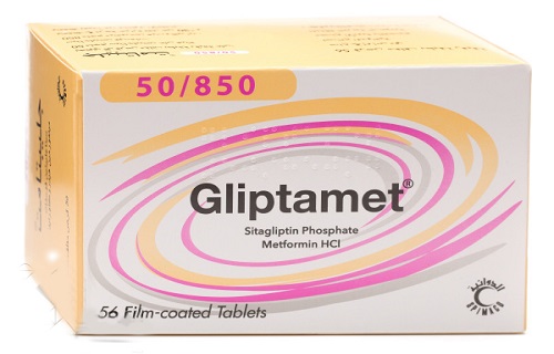جليبتامت أقراص للسيطرة على السكر فى الدم Gliptamet Tablets