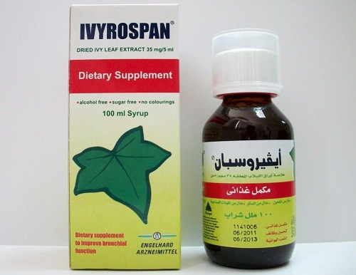 ايفيروسبان شراب لعلاج الكحة وتحسين وظائف الشعب الهوائية Ivyrospan Syrup