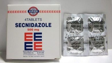 النشرة الداخلية لدواء SECNIDAZOLE 500 MG 4 TAB.