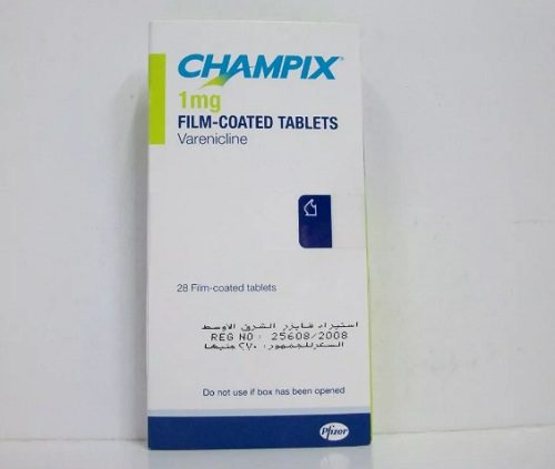 علاج شامبكس حبوب CHAMPIX 1 MG 28 F.C.TABLET